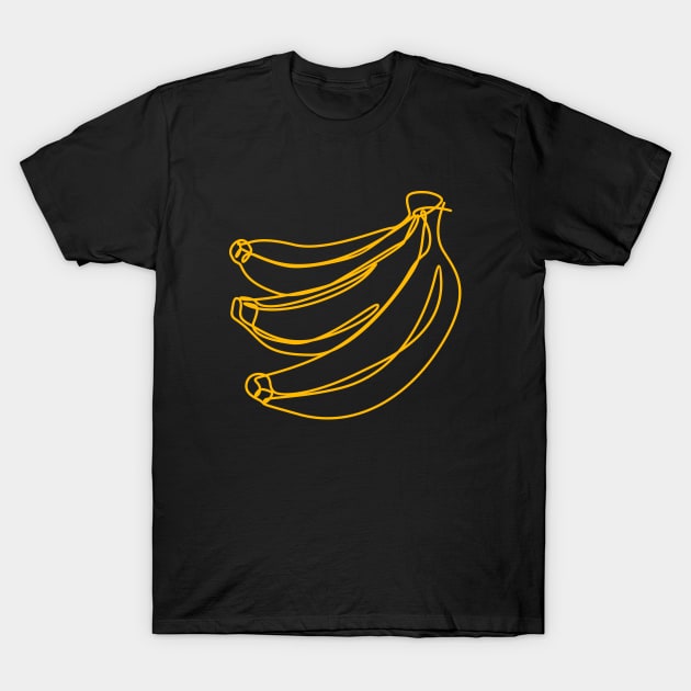 yellow banana T-Shirt by keenkei